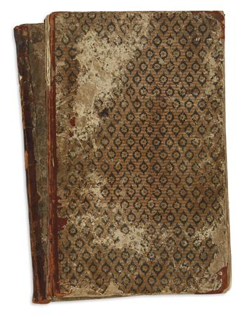 (CIPHERING BOOKS.) Bowers, Levi. Two nineteenth-century small folio manuscript ciphering books.